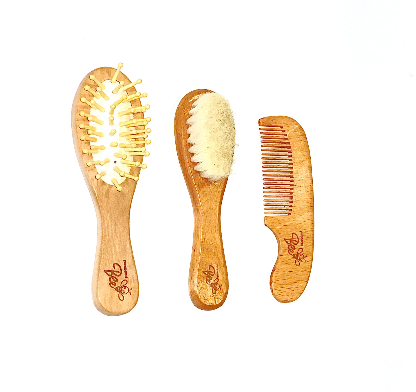 Pampered Bee Hair Brush and Comb Set
