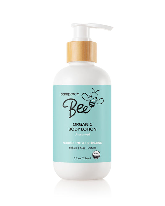 Pampered Bee Organic Lotion - Unscented