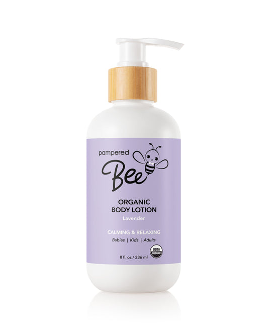 Pampered Bee Organic Lotion - Lavender