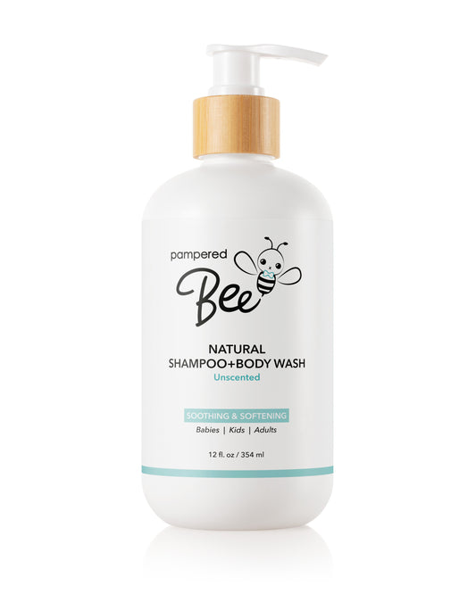 Pampered Bee Shampoo + Body Wash - Unscented