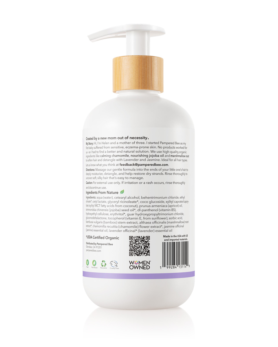 Pampered Bee All Natural Hair Conditioner - Lavender & Jasmine