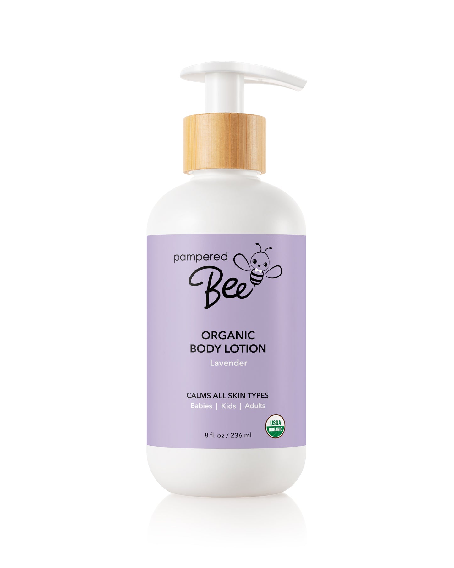 Pampered Bee Organic Lotion - Lavender