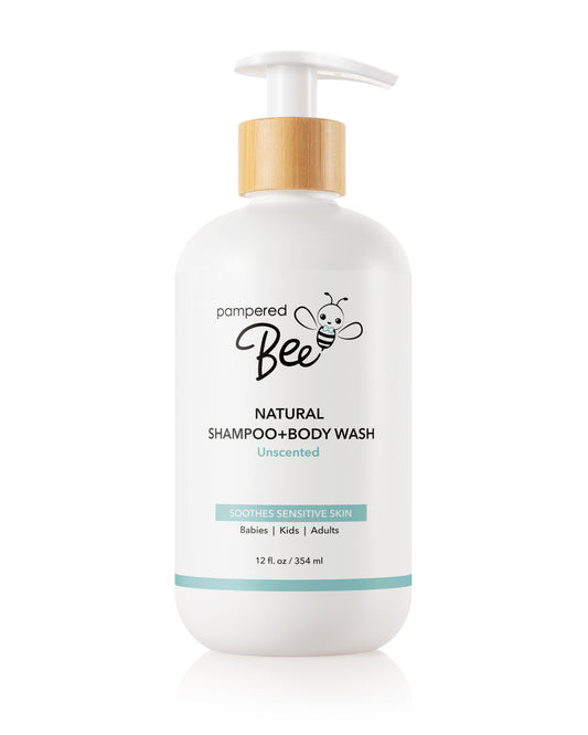 Pampered Bee Shampoo + Body Wash - Unscented